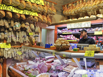 interno del negozio Al Borgo