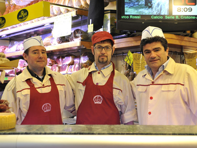 interno del negozio Alla Rocca