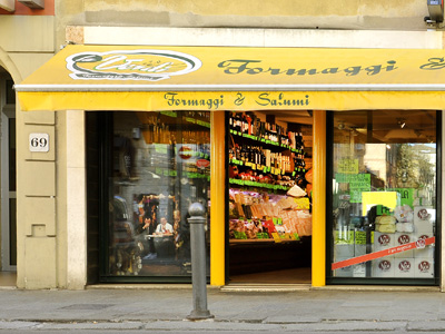 interno del negozio La Verdi